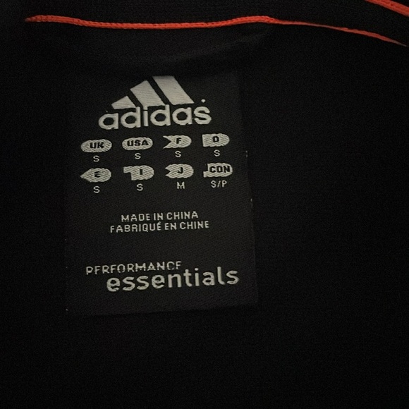 Adidas Climalite Track Jacket USA Gymnastics Black Full-Zip 3 Stripe Adult S - Picture 5 of 10